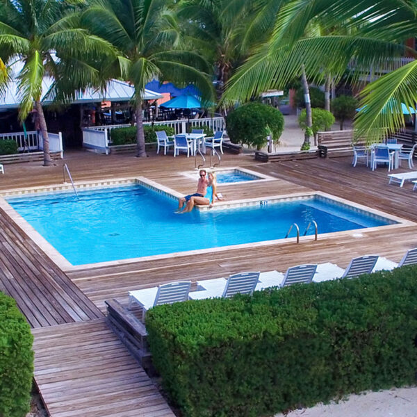 Small and intimate – our pool area is a perfect tropical oasis to enjoy after diving
